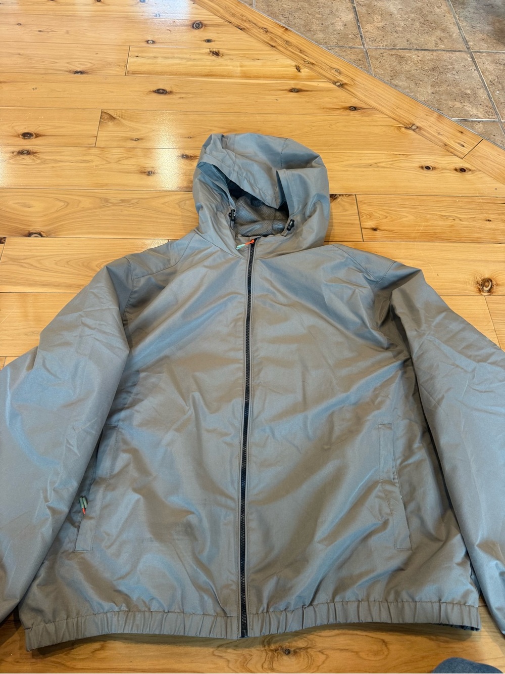 Men's Lightweight Hooded Jacket - Gray